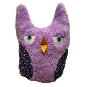 Woodland Owl Stuffed Animal Plushie Upcycled Hugging Buddy Neck Rest Pillow